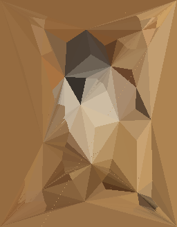 Bearded reedling (1000 triangles)