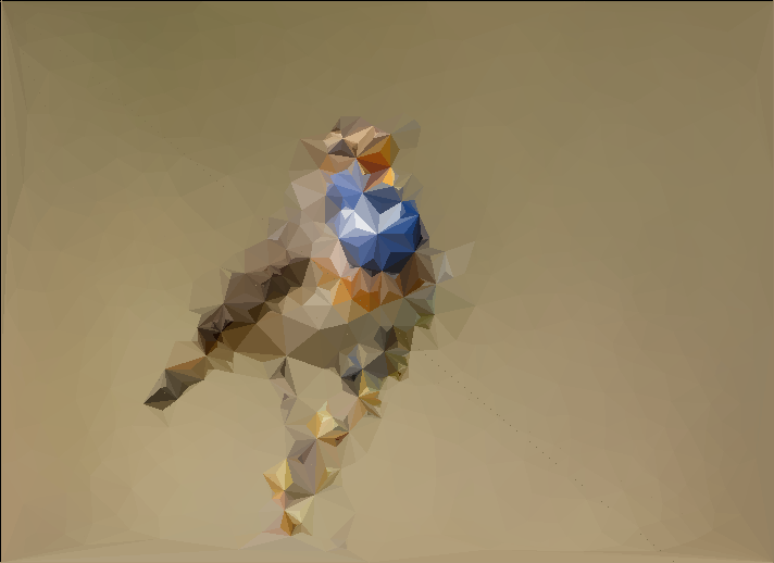 Bluethroat (2000 triangles)